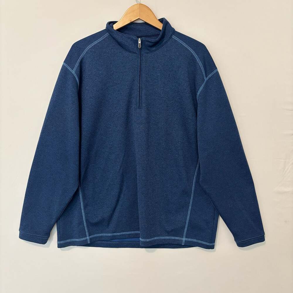 Pebble Beach Performance‎ Golf Pullover Men's Medium Blue